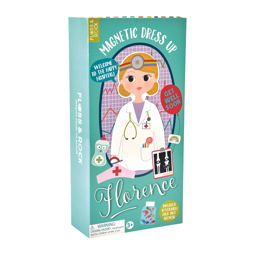 Magnetic Dress Up Doll Florence - Wooden Toy