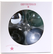 Hue Ornaments Xl Snowfall Set Of 4