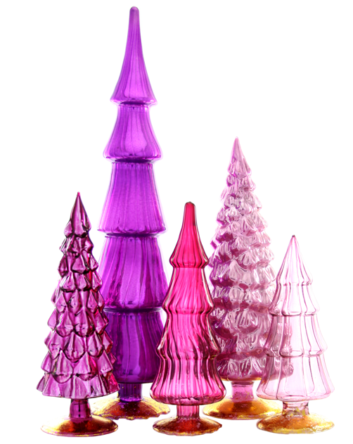 Hue Treesviolet Set Of 5