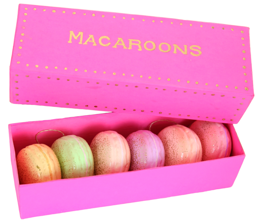 Macaroon W/box Set Of 6