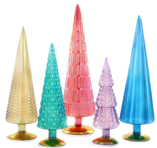 Iridescent Treesjewel Set Of 5