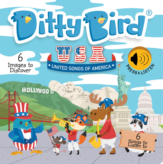 Ditty Bird United Songs Of America Music Books