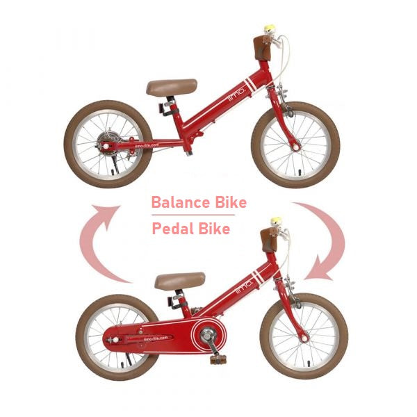 Balance Bike To Pedal Bike 14"