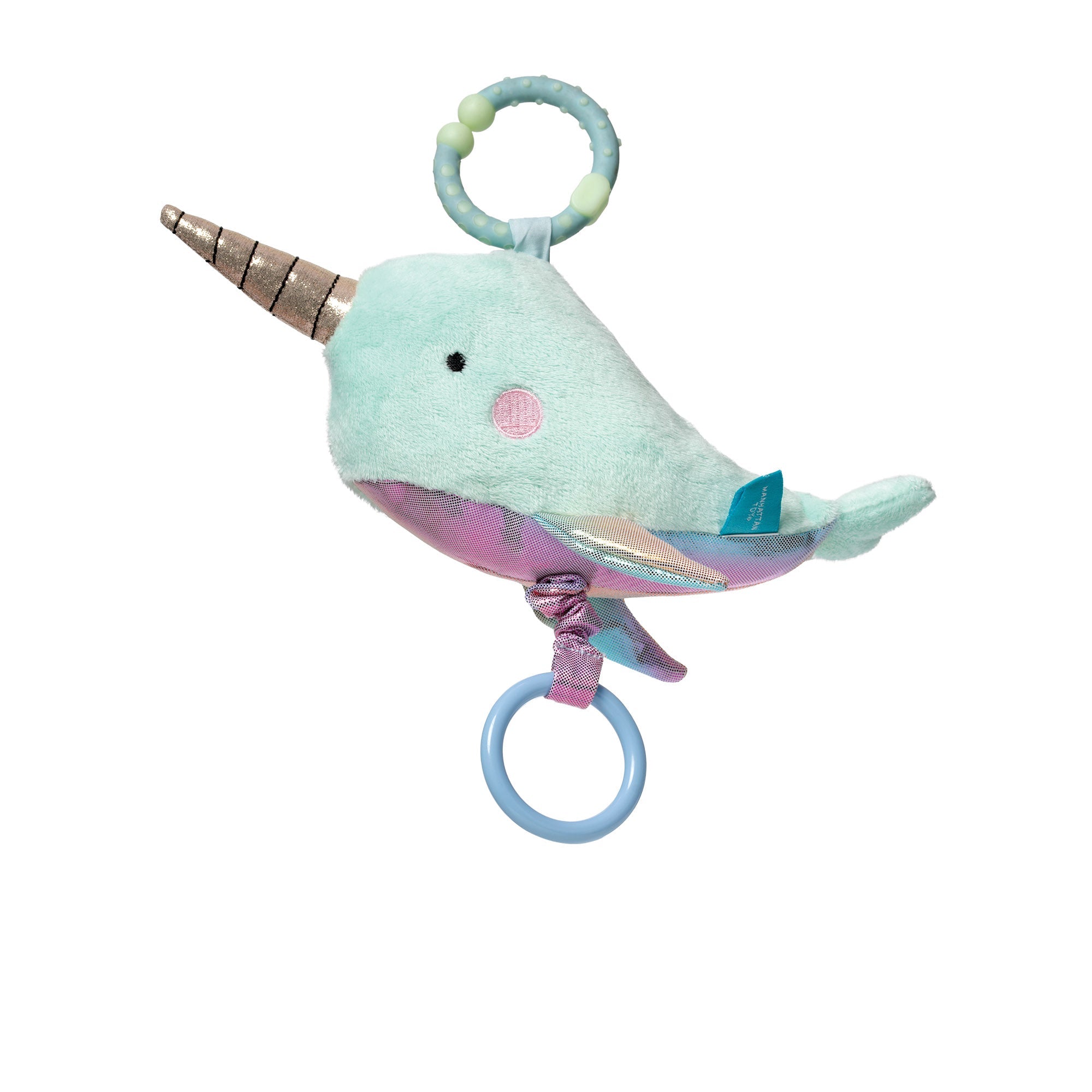 Manhattan Toy Under the Sea Narwhal Activity Toy Musical Pull Toys