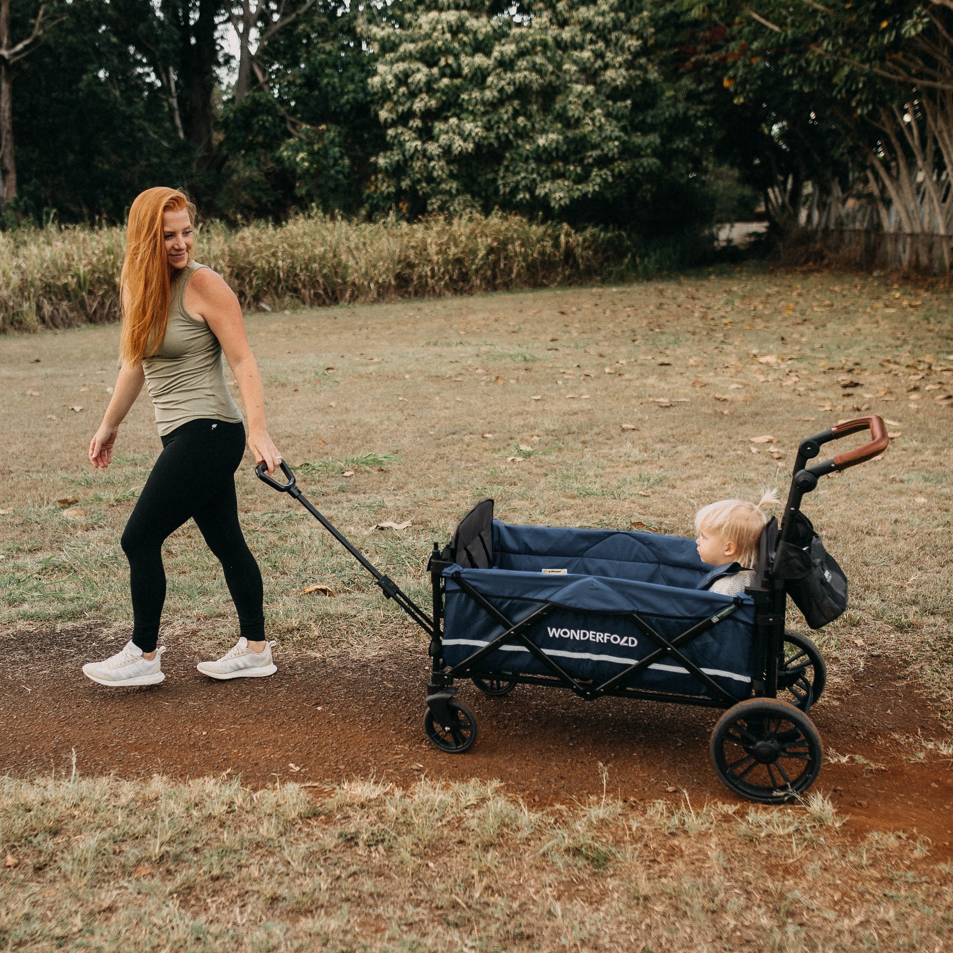 X2 Push + Pull Double Stroller Wagon (2 Seater)