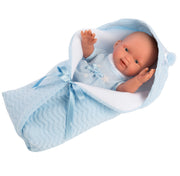 Llorens 10.2" Anatomically-correct Baby Doll Braydon With Swaddle Blanket Dolls