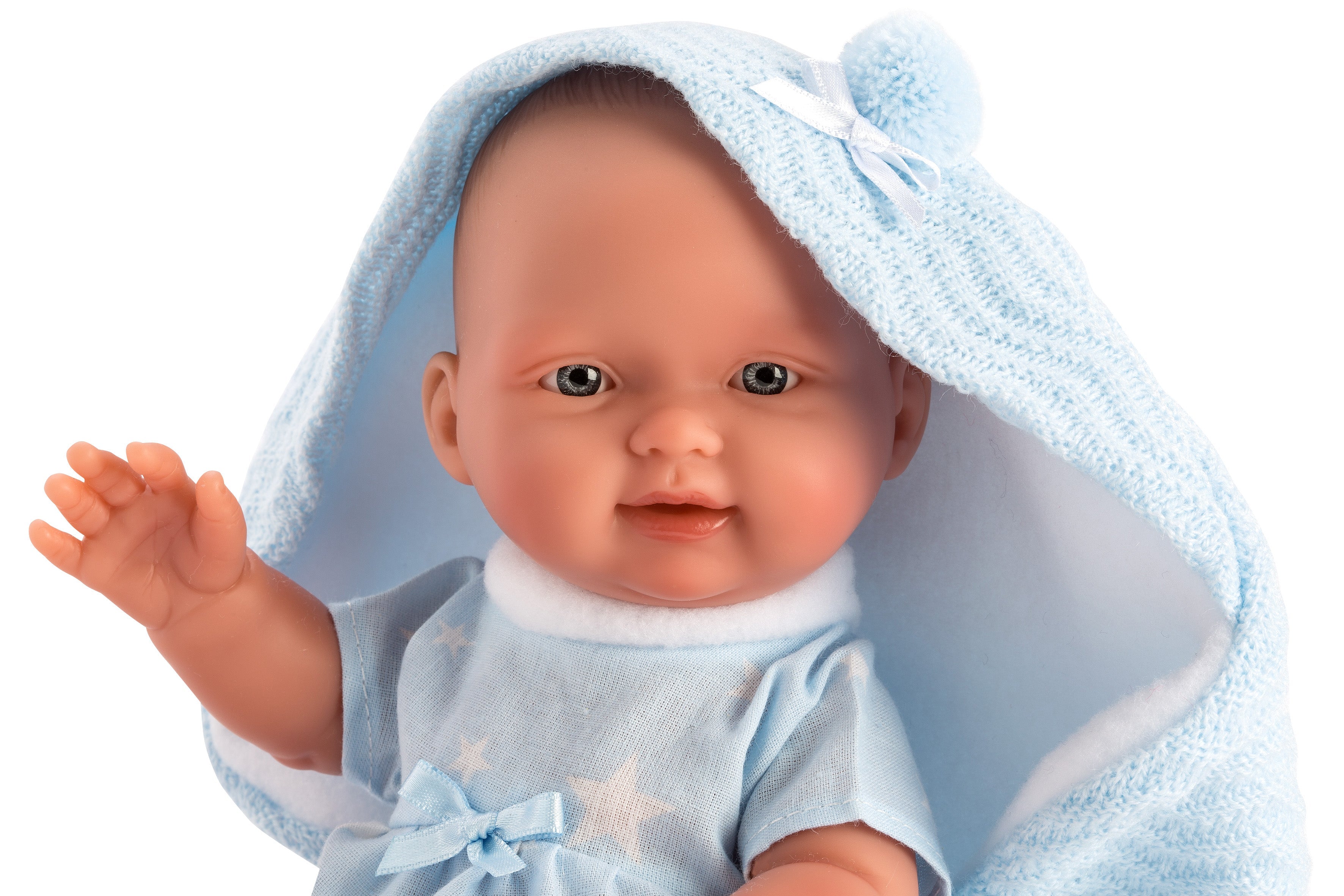 Llorens 10.2" Anatomically-correct Baby Doll Braydon With Swaddle Blanket Dolls