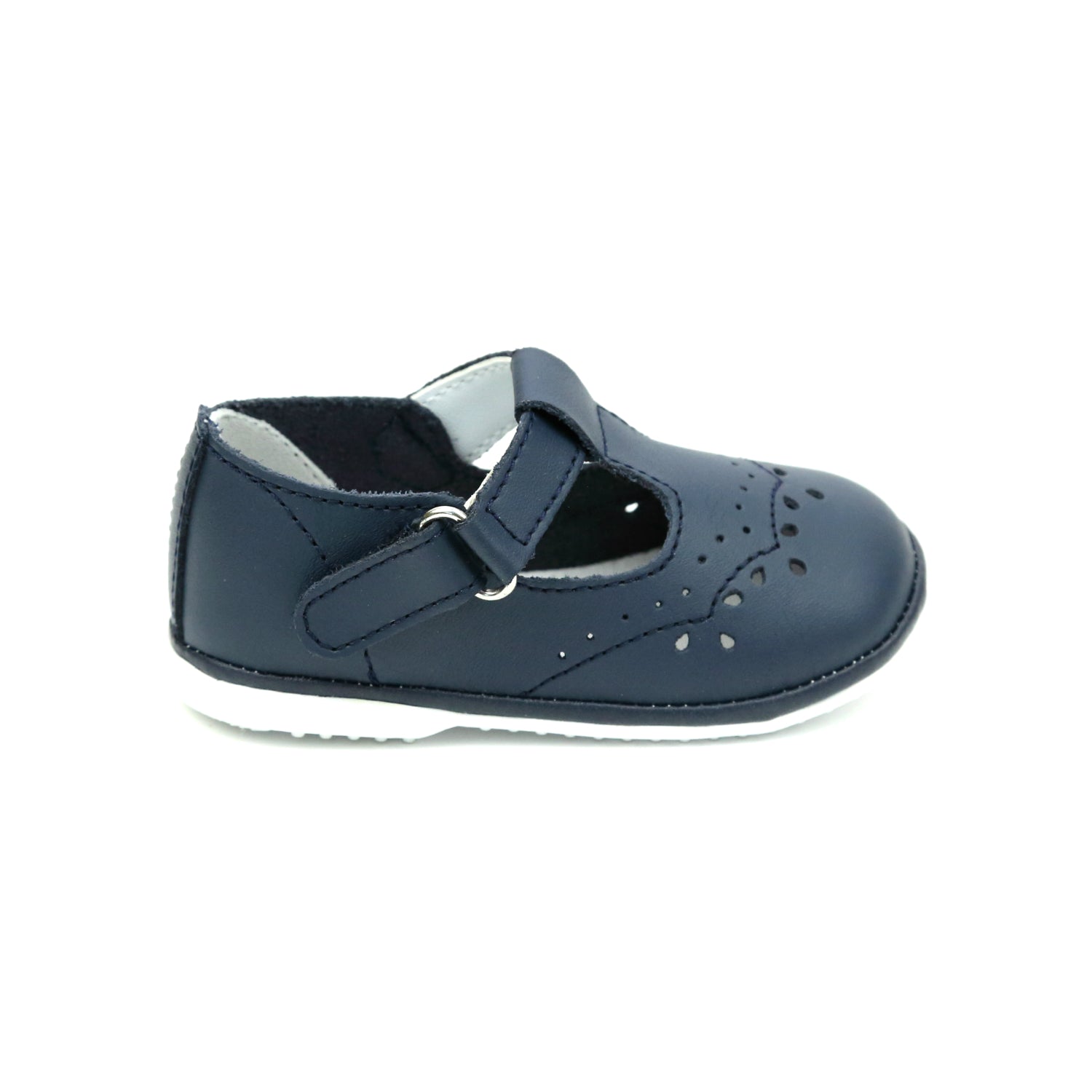 Angel Birdie Navy Leather T-Strap Mary Jane - Babies & Toddlers Mary Janes