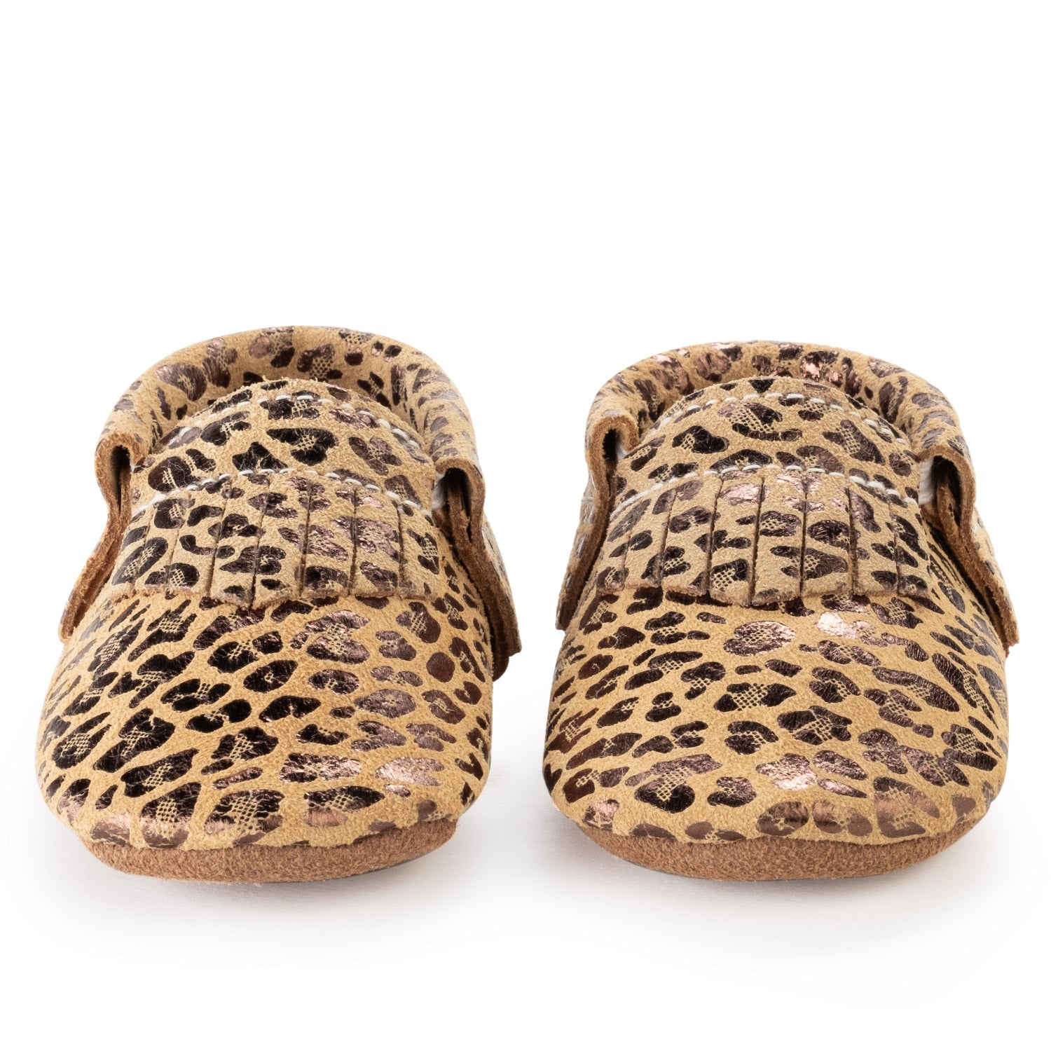 Leopard Baby Moccasins