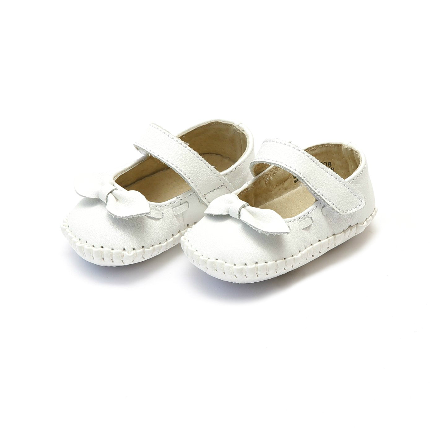 Crib Shoes Leather Bow Crib Mary Jane (Infant) | Clara
