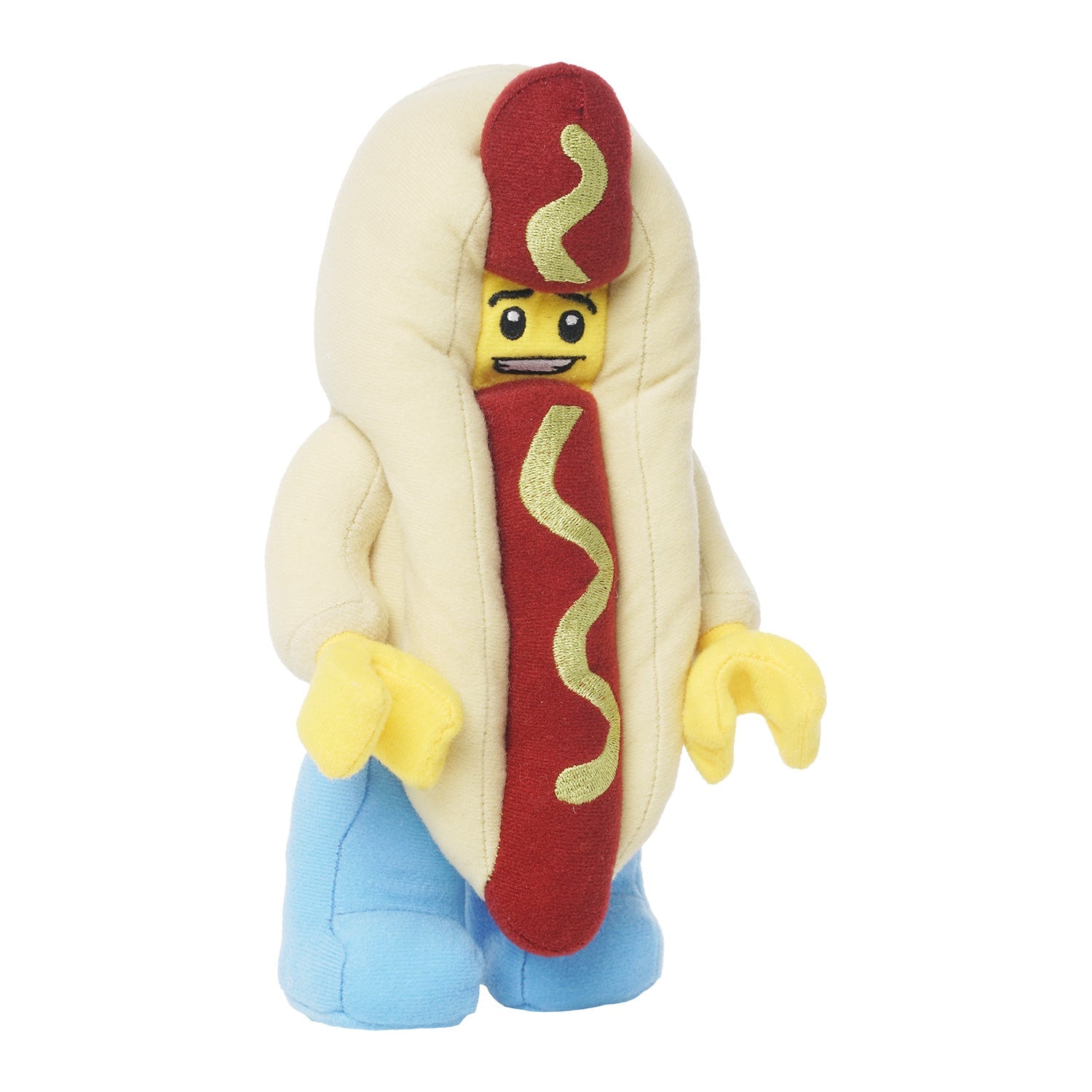 Lego Hot Dog Guy Plush Minifigure Small