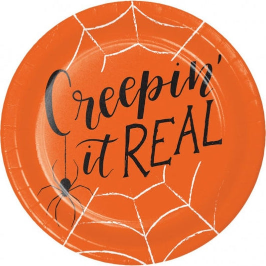 Sprinkles & Confetti | Party Boxes & Party Supplies Creepin It Real Halloween Plate by Sprinkles & Confetti | Party Boxes & Party Supplies