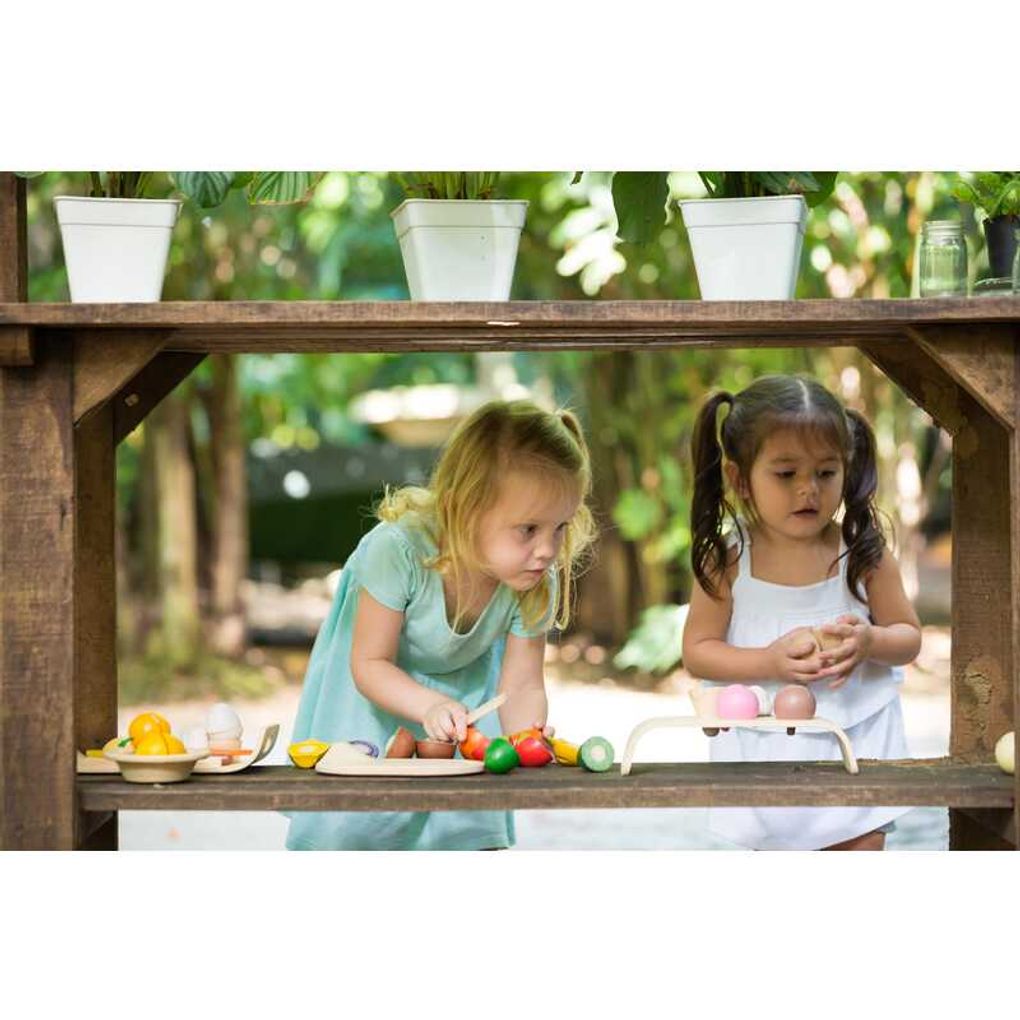 PlanToys Assorted Fruit & Vegetable Play Food