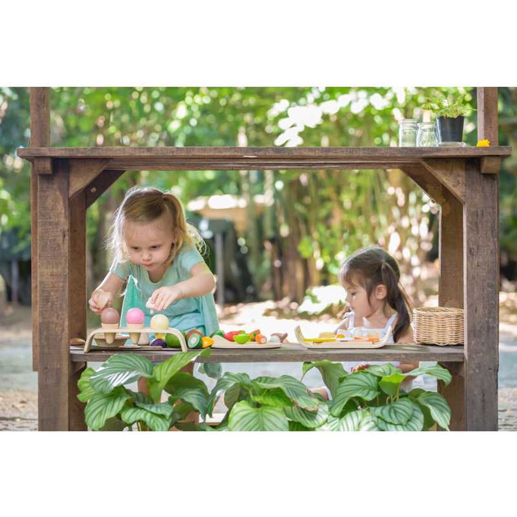PlanToys Assorted Fruit & Vegetable Play Food