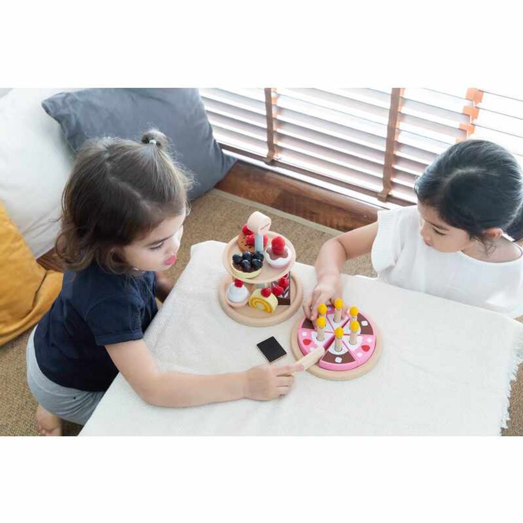 PlanToys Birthday Cake Set Play Food