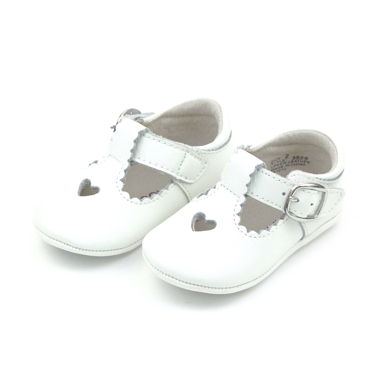 Crib Shoes Heart Crib Mary Jane For Infants | Rosalie