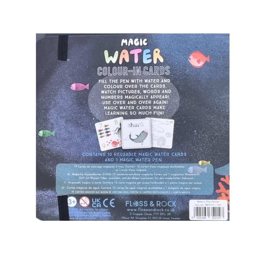 Magic Color Changing Water Cards - Deep Sea