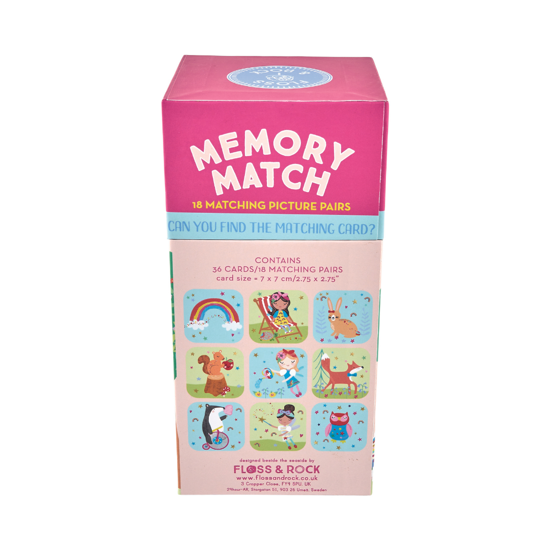 Memory Match Game - Rainbow Fairy