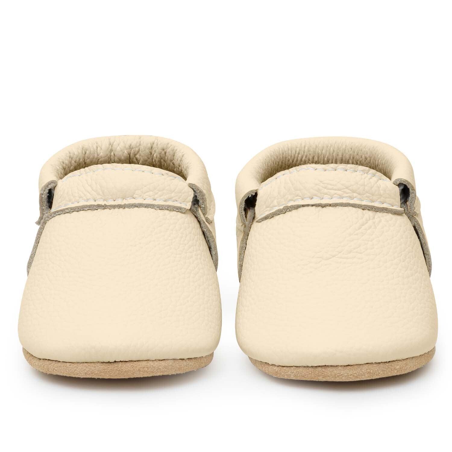 Latte Fringeless Moccasins