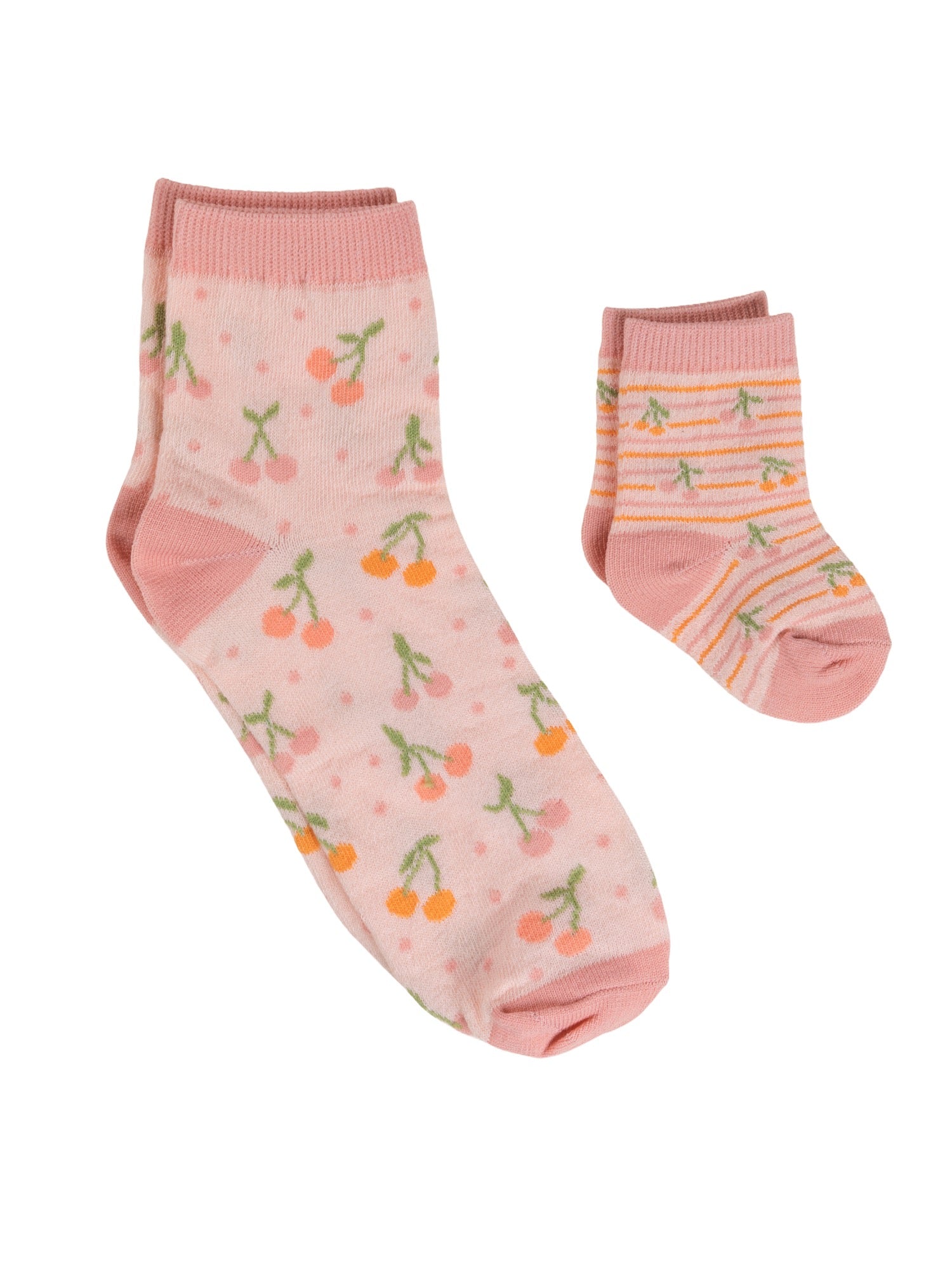 Mama & Me Socks - Cherry Cute By Doodle By Meg