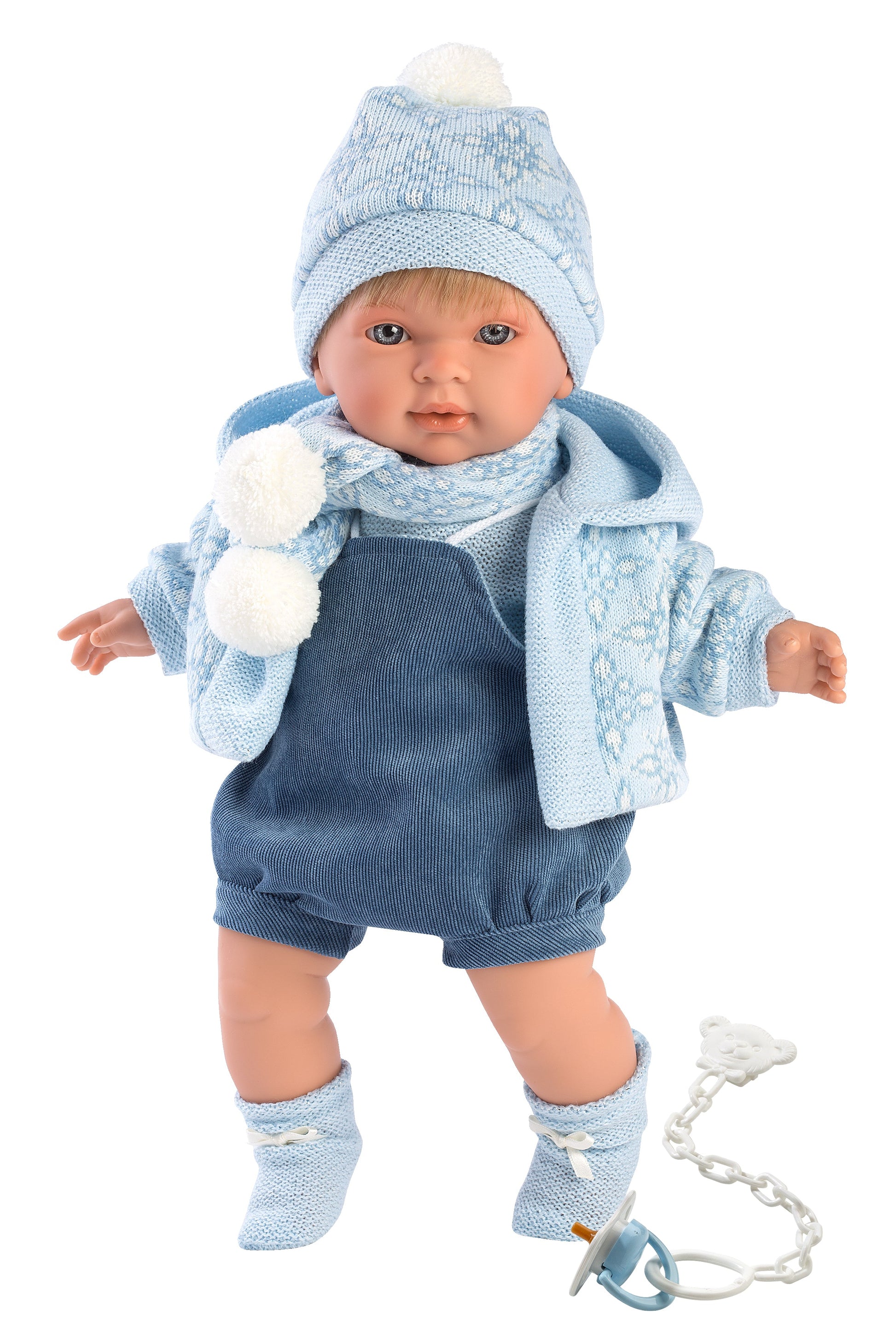 Llorens 16.5" Soft Body Crying Baby Doll Benjamin Dolls