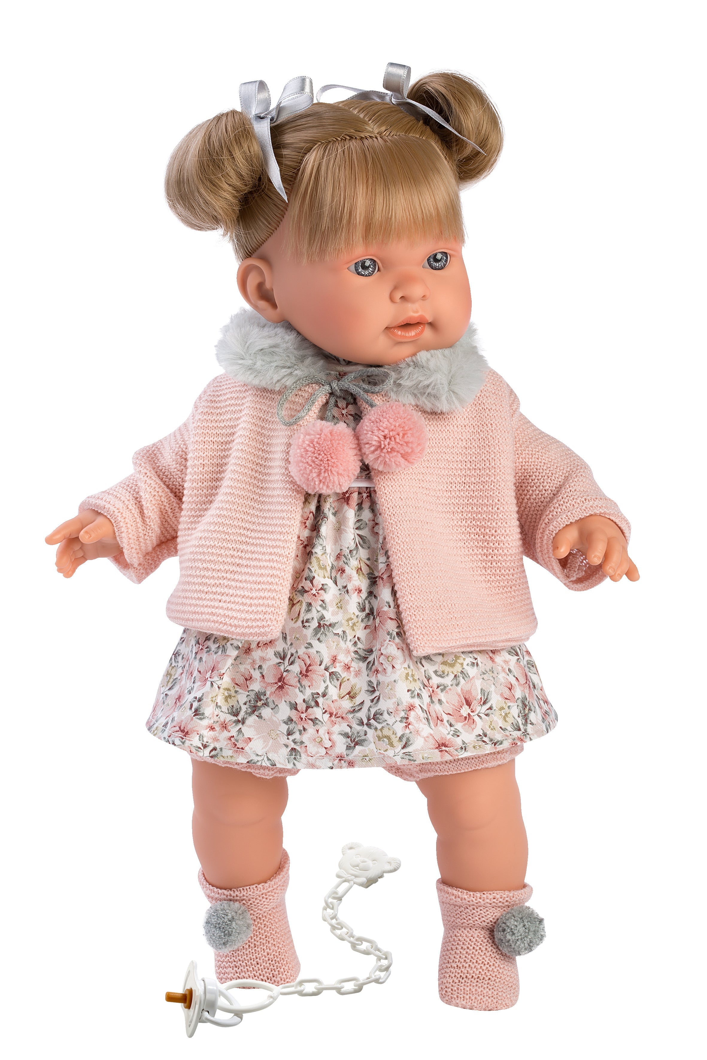 Llorens 16.5" Soft Body Crying Baby Doll Kelsey Dolls