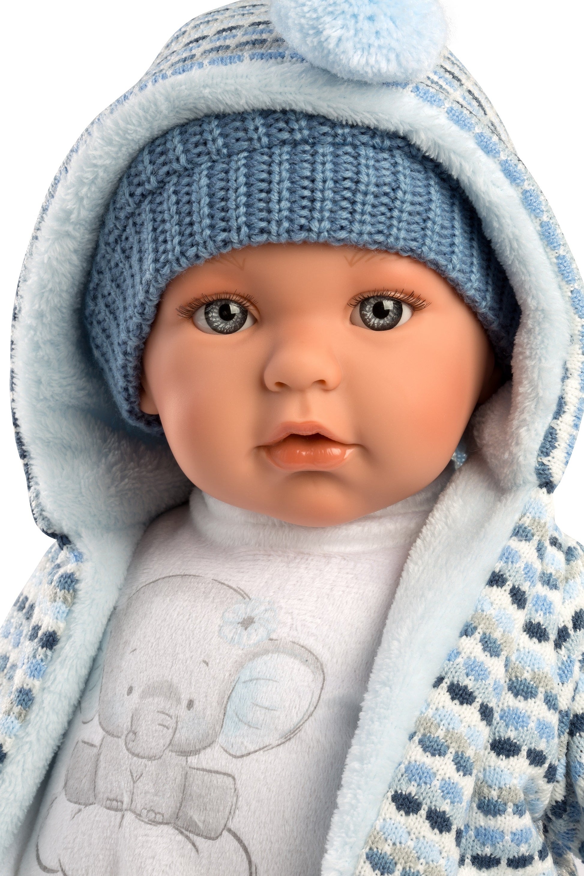 Llorens 16.5" Soft Body Crying Baby Doll Enzo Dolls