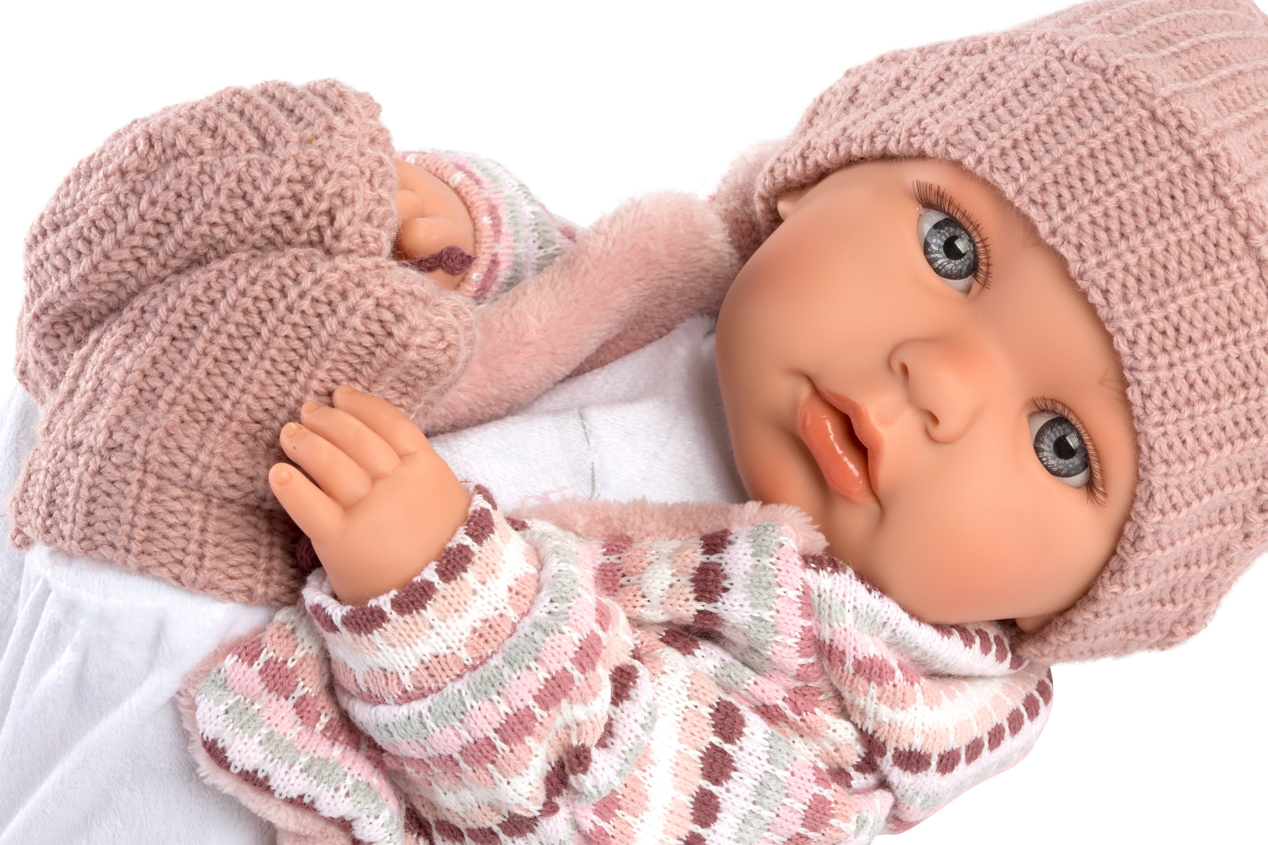 Llorens 16.5" Soft Body Crying Baby Doll Julia Dolls