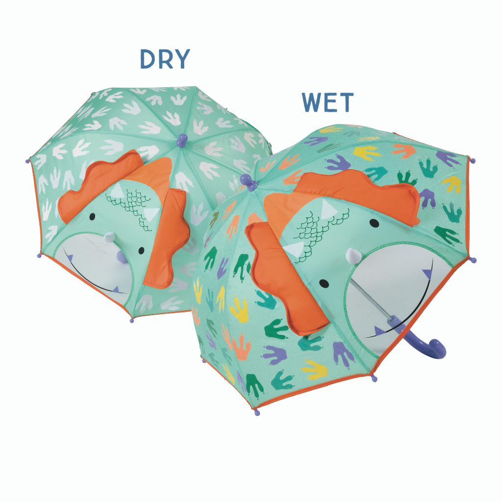 Color Changing 3D Umbrella - Dinosaur