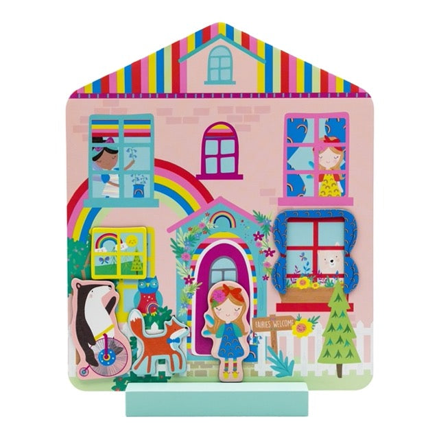 Magnetic Rainbow Fairy House