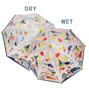 Transparent Color Changing Umbrella - Deep Sea