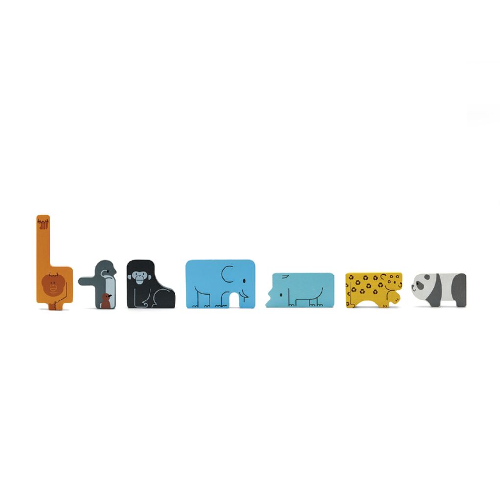 PlanToys Animal Puzzle Game Shape Matching Puzzle