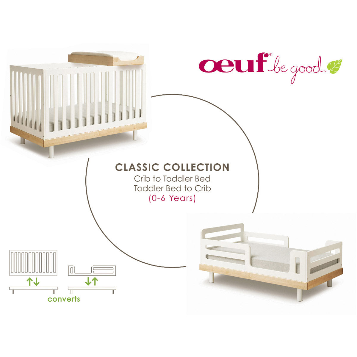 Oeuf Classic Crib Cribs