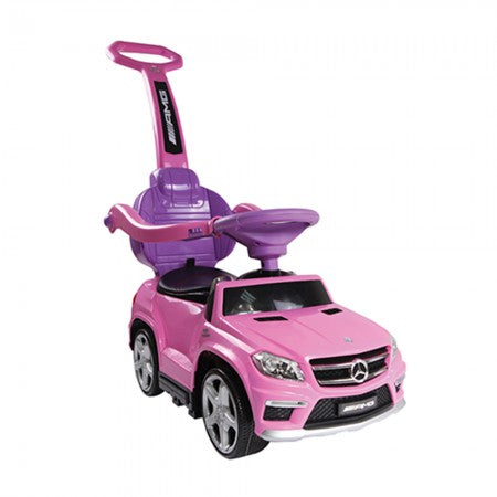 Pink mercedes push sales car