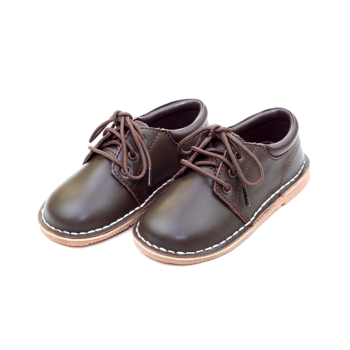 L'Amour Tyler Brown Leather Lace Up Shoe Lace Up Shoes