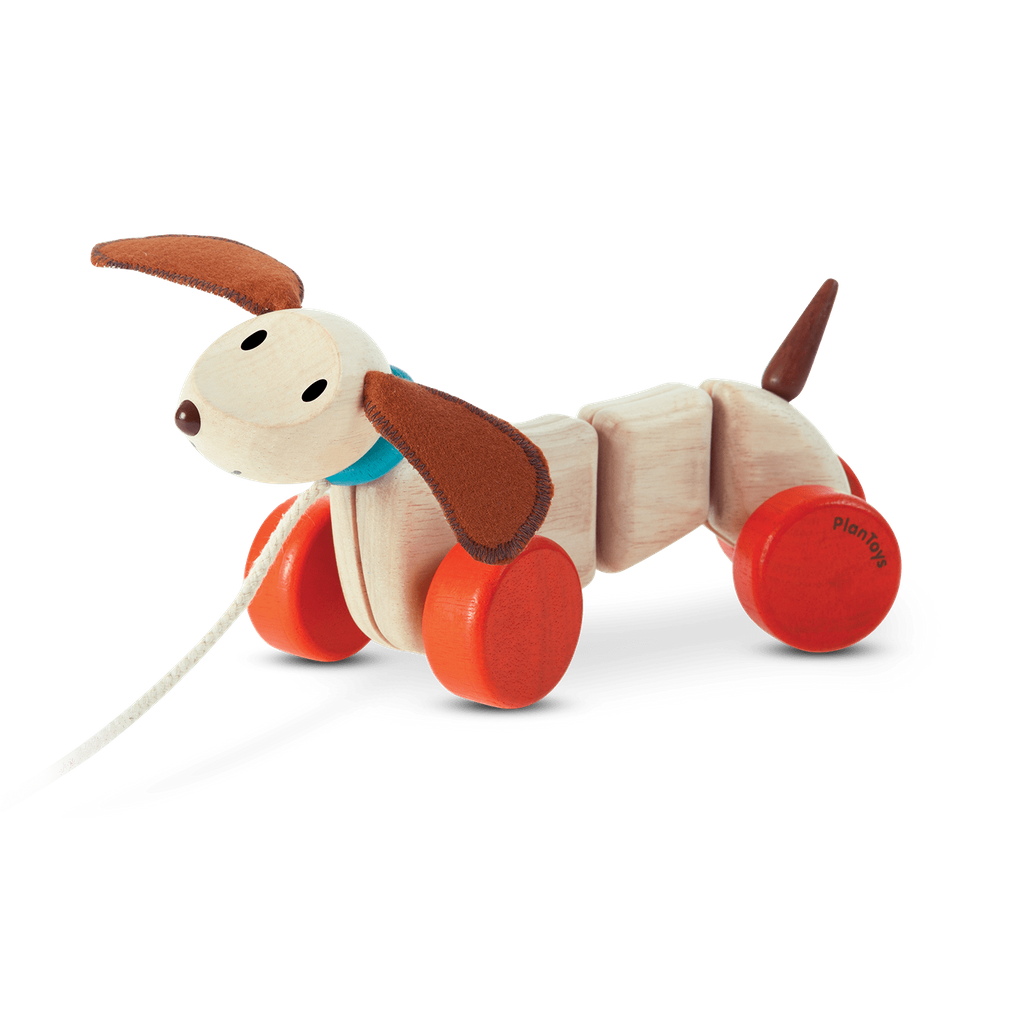 PlanToys Happy Puppy Push & Pull