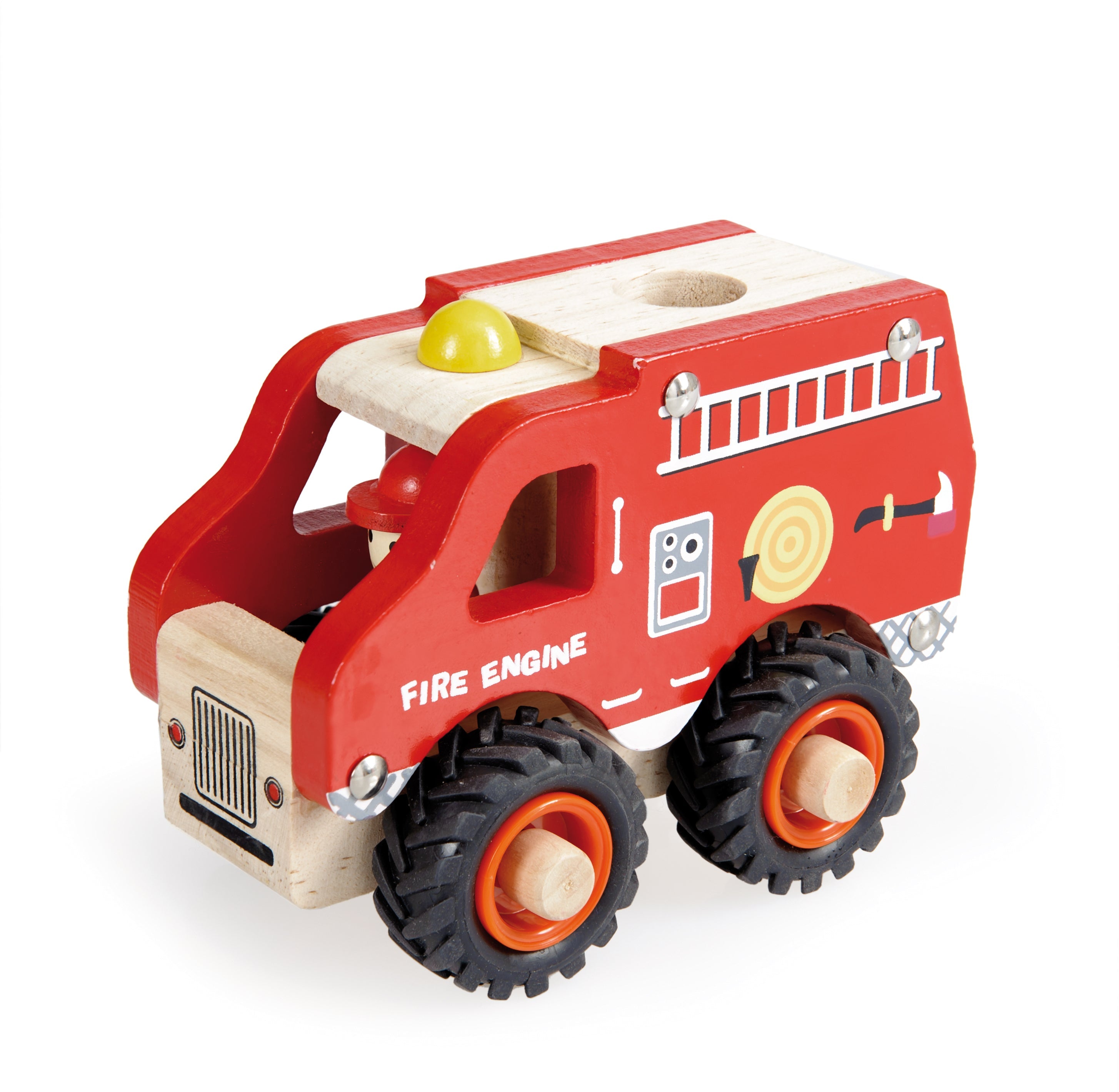 Egmont Wooden Fire Truck Pretend Play