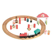 Egmont Wood Farm Train Set Pretend Play