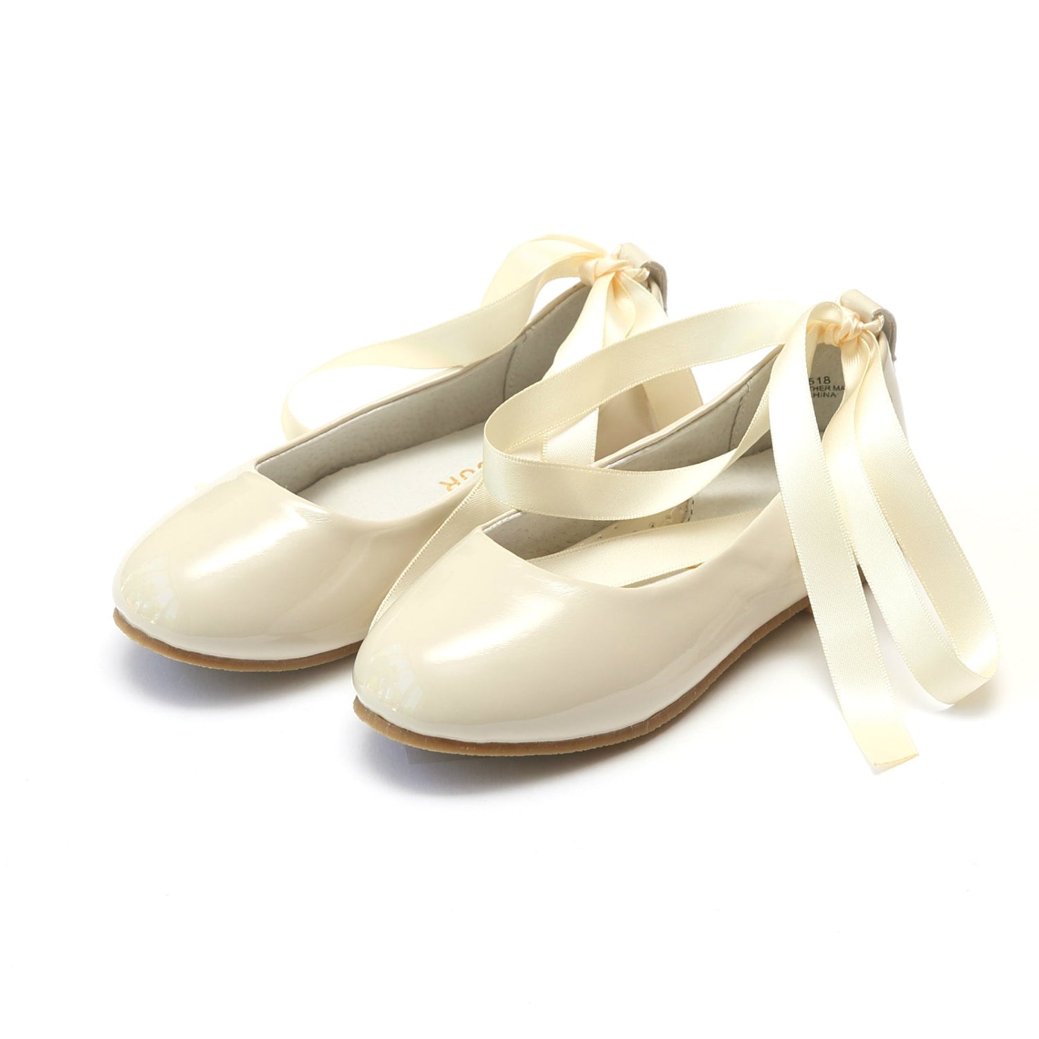 L'Amour Sylvie Laced Leather Flat Flats