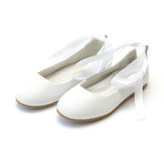 L'Amour Sylvie Laced Leather Flat Flats