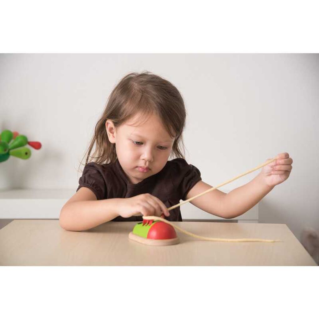 PlanToys Tie Up Shoe Dexterity Game