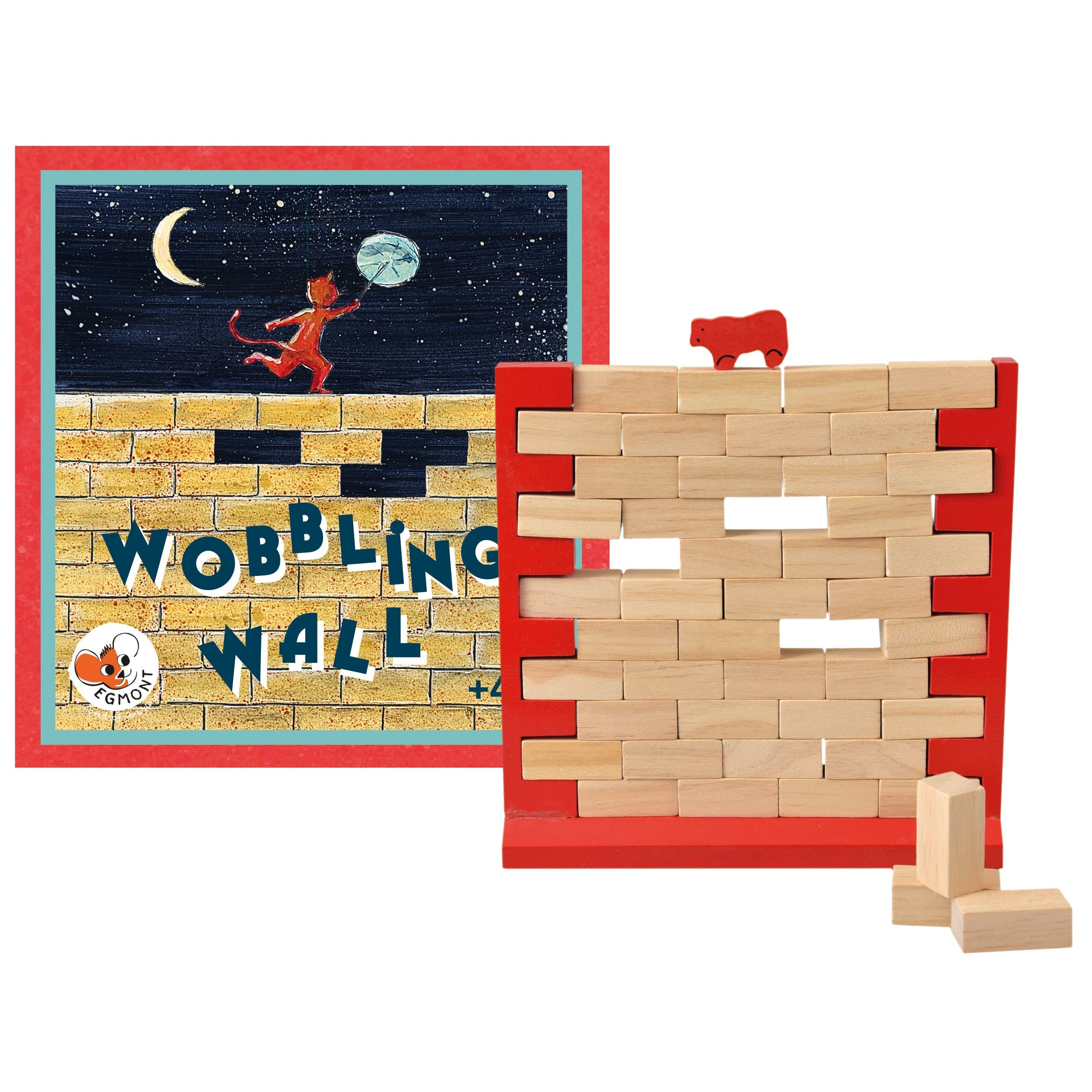 Egmont Wobbling Wall Wooden Balancing Game Balancing Games