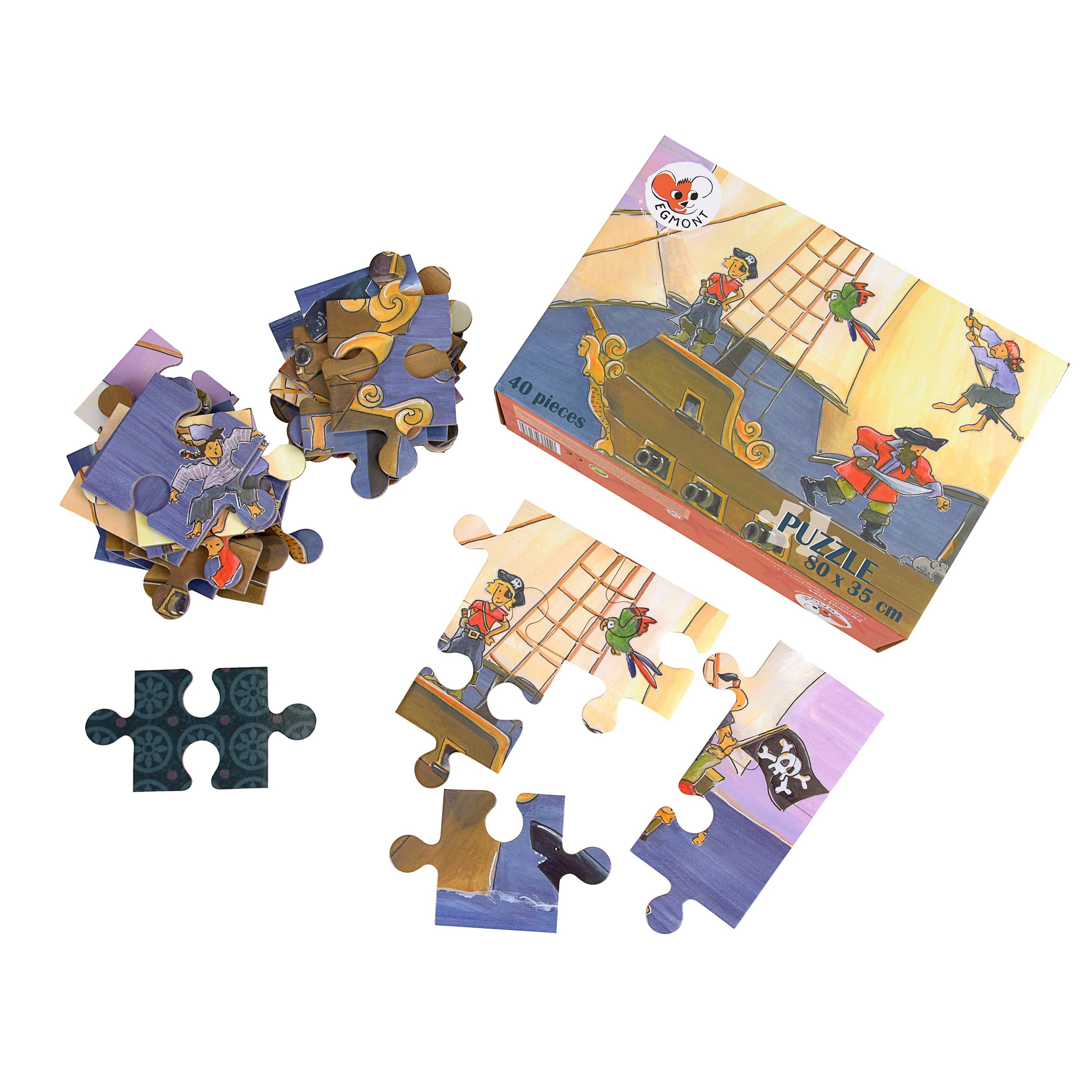 Egmont 40-piece Floor Puzzle: Pirates Puzzles