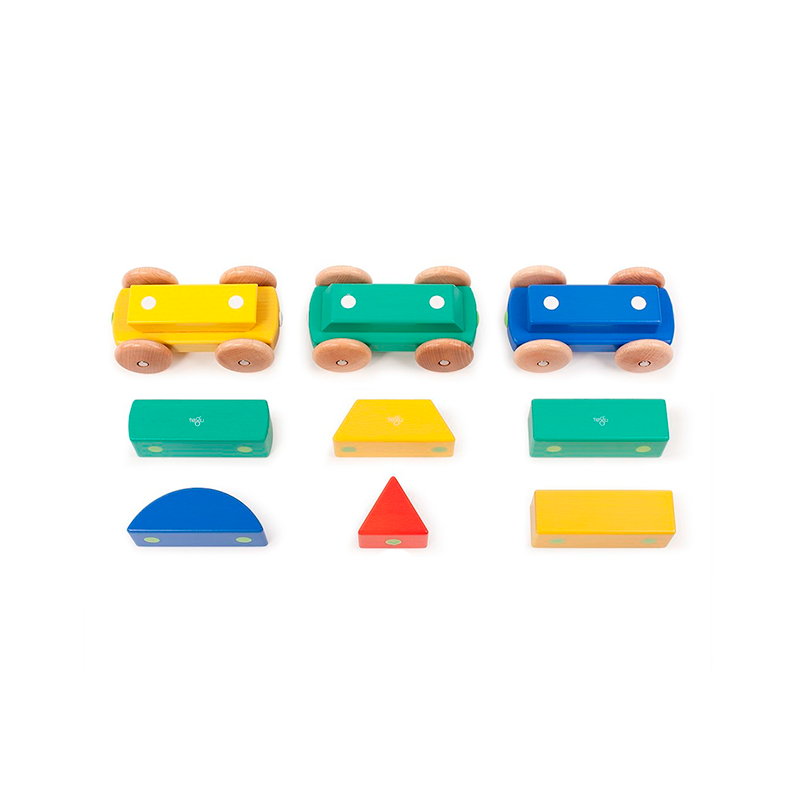 Magnetic Shape Train Tegu Baby and Toddler 9 pieces