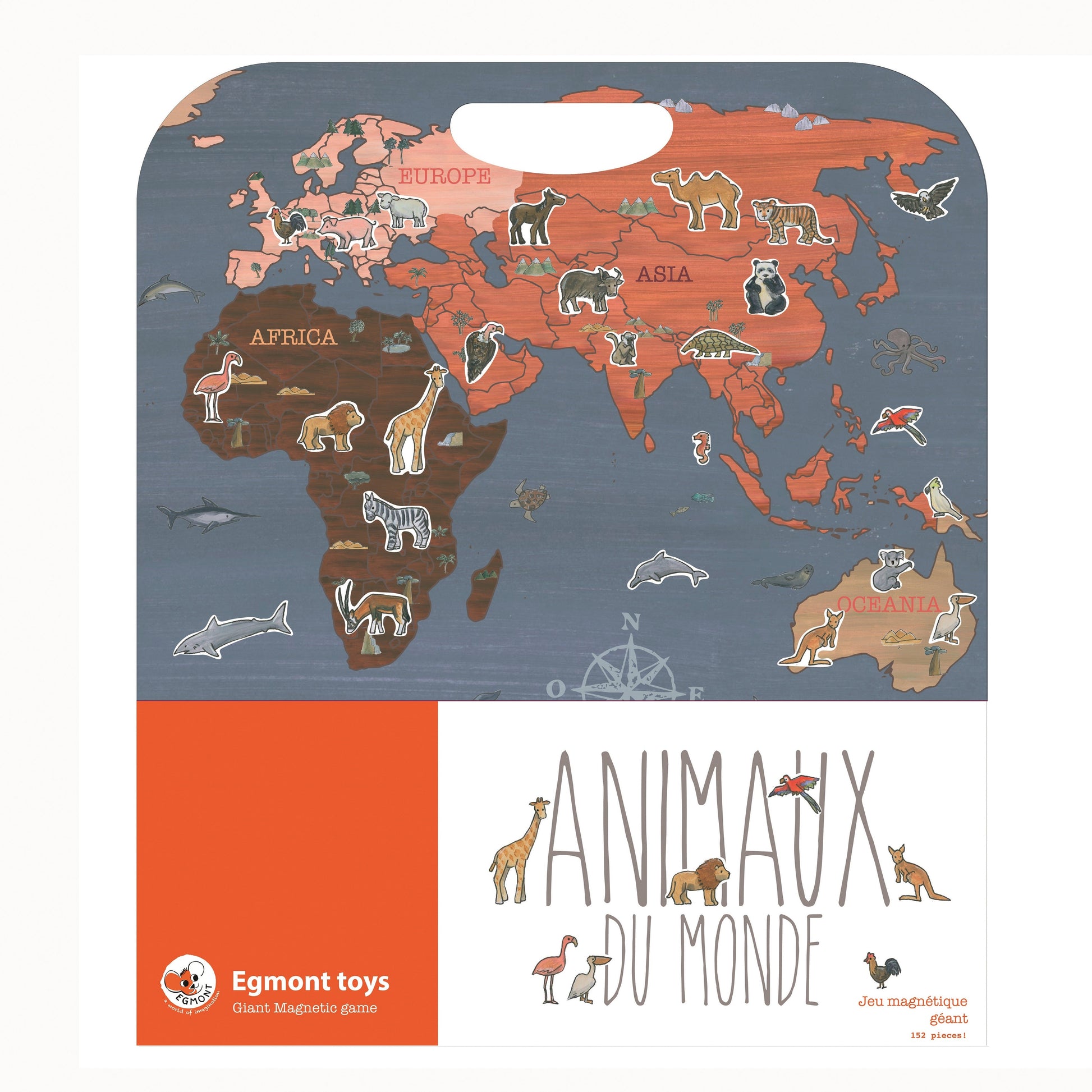 Egmont Giant Magnetic Activity Game - Animals Of The World Activity Kits