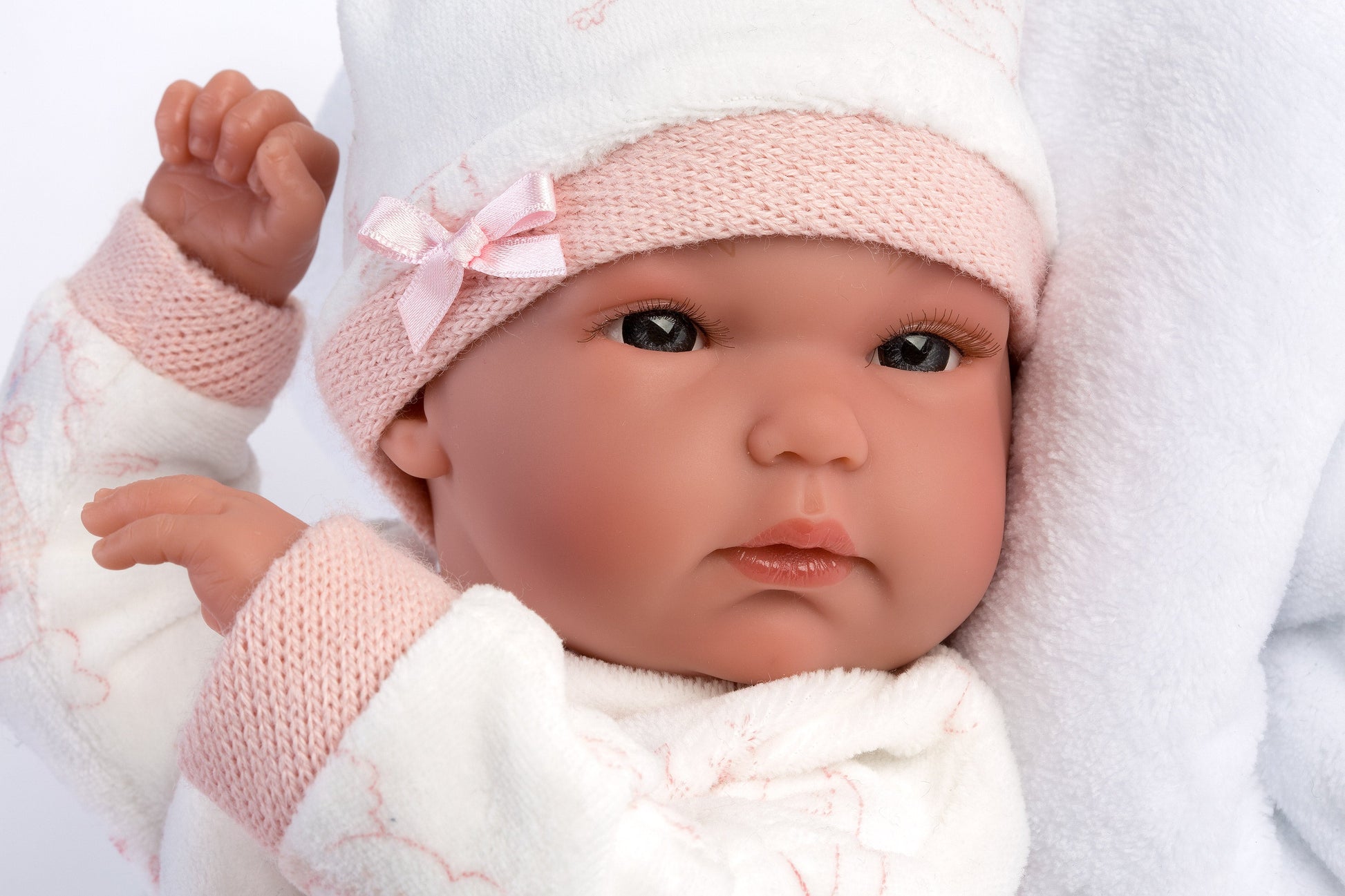 Llorens 13.8" Anatomically-correct Baby Doll Brandy with Blanket Dolls