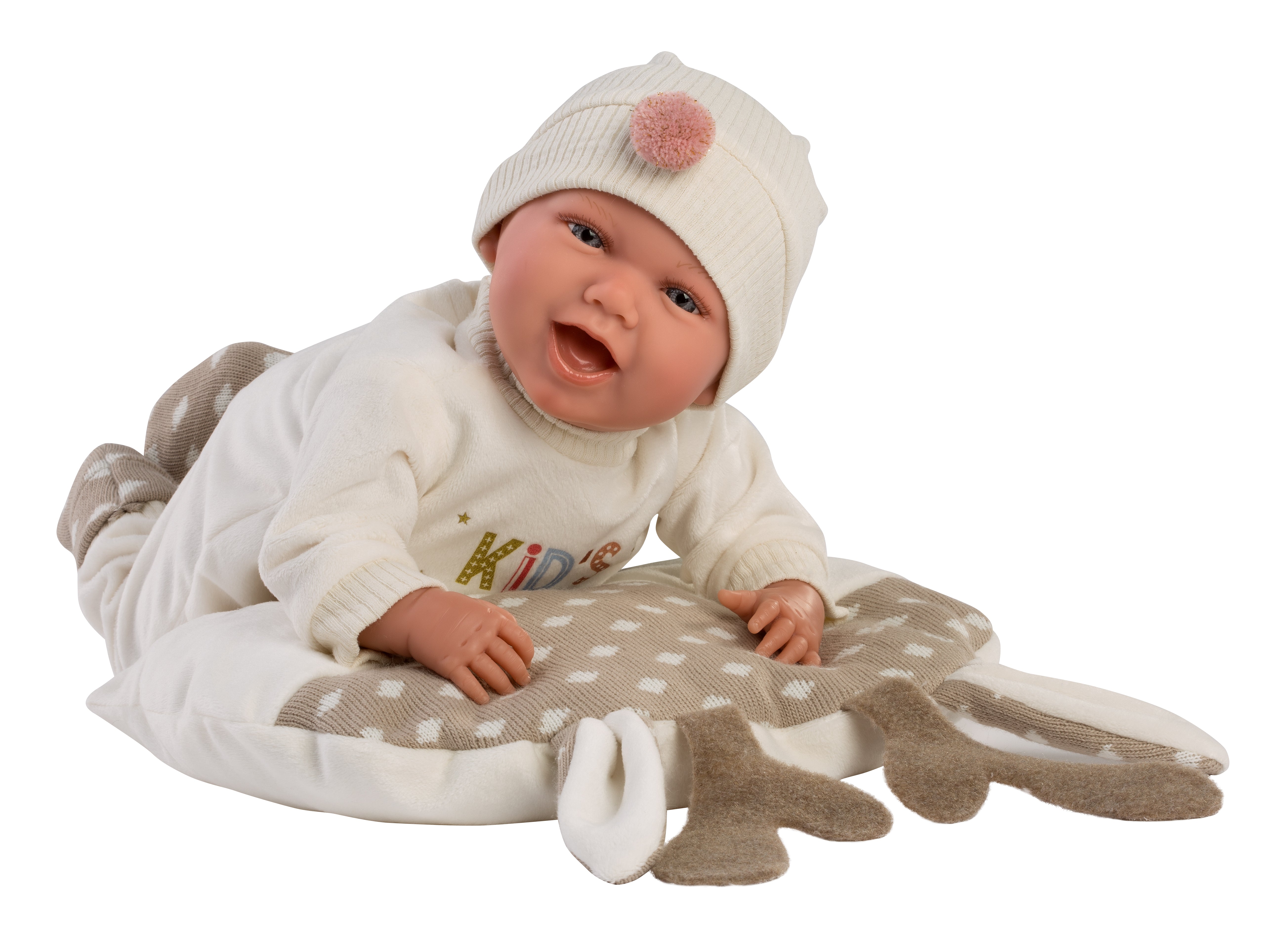 Llorens 16.5" Articulated New Born Kassidy With Cushion Dolls