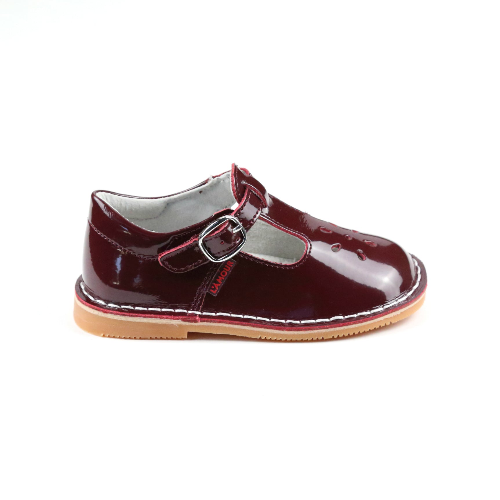L'Amour Joy Classic Patent T-Strap Mary Jane Mary Janes