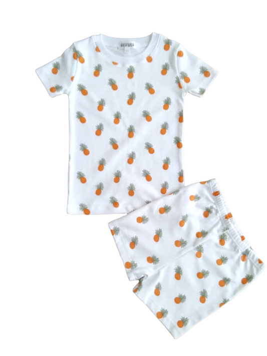 Pineapples Pajamas Shorts Set