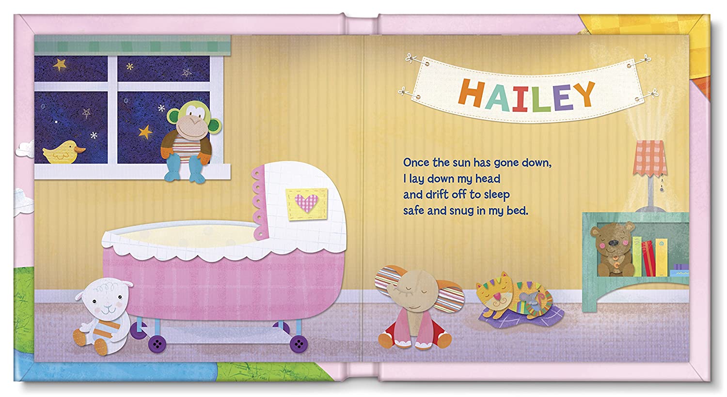 I See Me! Hello World! Personalized Book For Baby Girls 